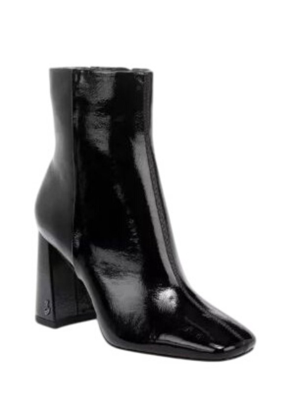 Sam Edelman Size 8.5W Women Codie2 Chic Ankle Boots Shoes Black Patent - Picture 7 of 11